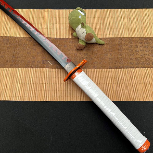 Kyojuro Rengoku Sword,Demon Slayer Katana,Kimetsu No Yaiba Sword,Nichirin Sword