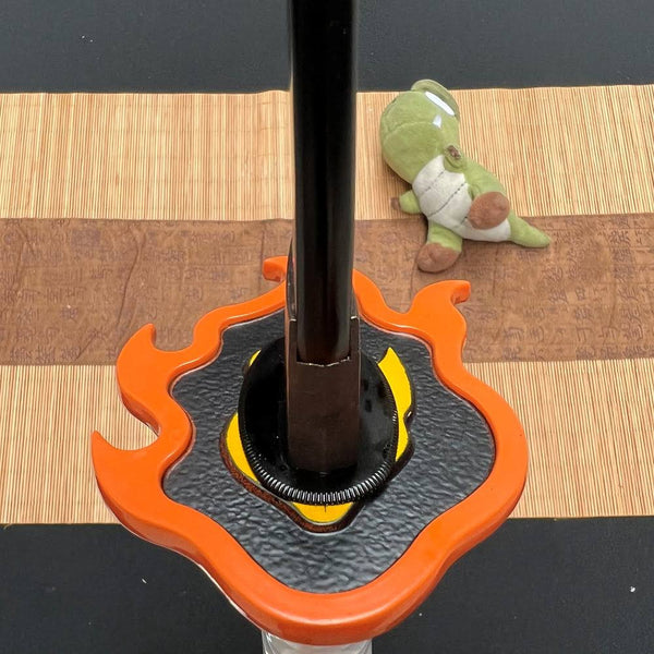 Kyojuro Rengoku Sword,Demon Slayer Katana,Kimetsu No Yaiba Sword,Nichirin Sword