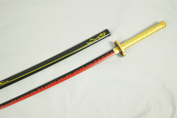 Tsugikuni Yoriichi Wood Katana With Sheath Anime Replicas