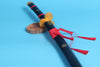 One Piece Roronoa Zoro Enma Katana Sword Wood Anime Katana Black And Red Flame Pattern Black