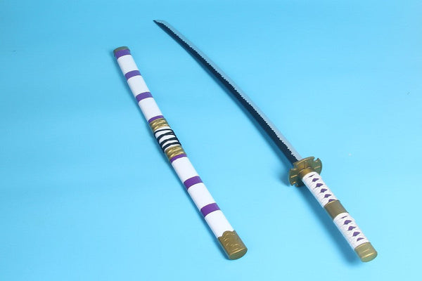 One Piece Roronoa Zoro Nidai Kitetsu Katana Sword Wood Anime Katana