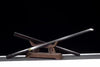 Handmade T10 Steel Full Tang Real Japanese Katana With Rosewood Sheath Clay Tempered