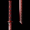 Handmade Manganese Steel Real Sword With Black Sheath