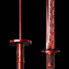 Handmade Manganese Steel Real Sword With Black Sheath