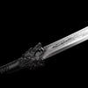 God Dragon Battle Sword Handmade Black Sheath