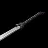 God Dragon Battle Sword Handmade Black Sheath