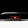 God Dragon Battle Sword Handmade Black Sheath