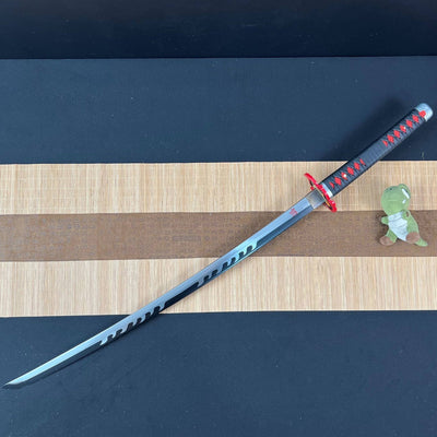 Tanjiro Kagura Sword,Demon Slayer Katana,Kimetsu No Yaiba Sword,Nichirin Sword