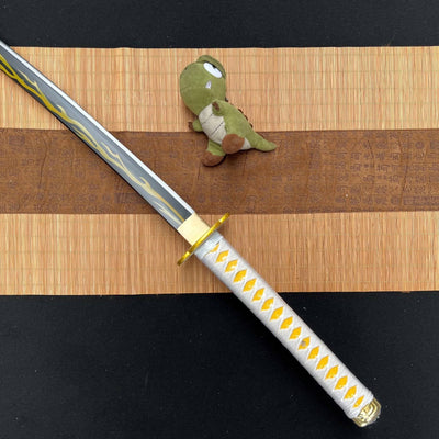 Zenitsu Agatsuma Sword,Demon Slayer Katana,Kimetsu No Yaiba Sword,Nichirin Sword