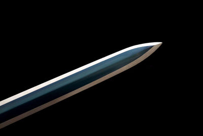 Handmade High Carbon Steel Real Sword With Blue Sheath