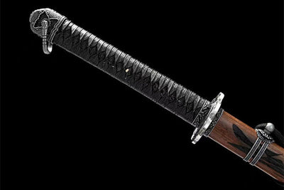 Undead Cut Katana Sekiro: Shadows Die Twice Wolf High Manganese Steel With Sheath Rosewood Red Purple