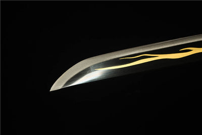 Agatsuma Zenitsu Wood Katana With Sheath Anime Replicas