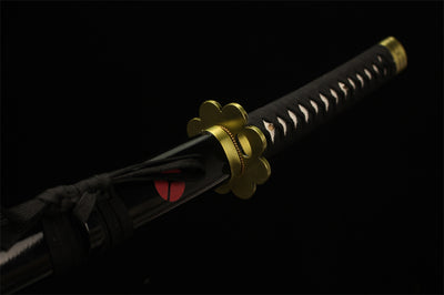One Piece Roronoa Zoro Shusui Katana Sword Handmade High Carbon Steel With Wood Sheath