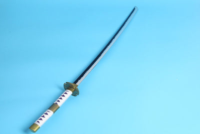 One Piece Roronoa Zoro Nidai Kitetsu Katana Sword Wood Anime Katana
