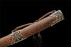 Handmade Damascus Steel Real Sword With Rosewood Sheath