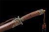 Handmade Damascus Steel Real Sword With Rosewood Sheath