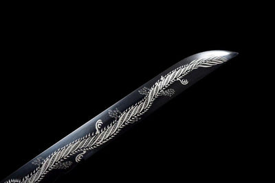 Handmade Manganese Steel Full Tang Real Japanese Katana With Dragon Style