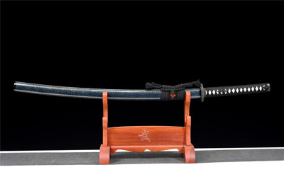 Handmade High Manganese Steel Full Tang Real Japanese Katana With Blue Edge