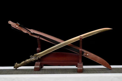 Dragon Slaying Sword Handmade Real Sword With Leather Sheath