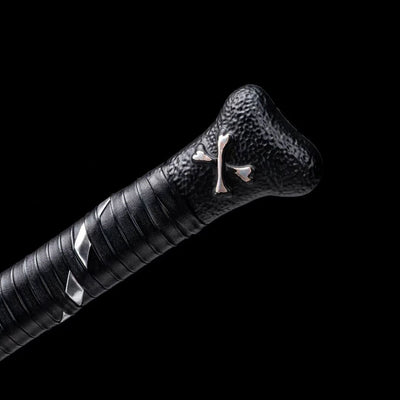 Devil God War Sword Handmade Black Sheath