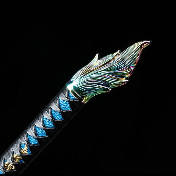 Handmade Stainless Steel Real Sword With Dragon Head