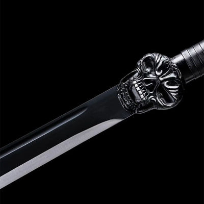Devil God War Sword Handmade Black Sheath
