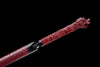 Handmade Manganese Steel Real Sword With red Sheath