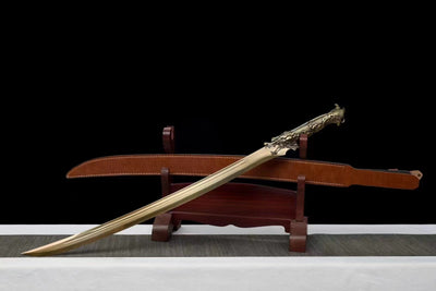 Dragon Slaying Sword Handmade Real Sword With Leather Sheath