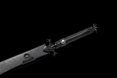 Xuan Ice Battle Sword Handmade Black Sheath