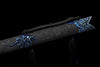 Handmade Manganese Steel Real Sword With Blue Pattern
