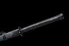 Handmade Carbon Steel Real Sword With Black Sheath