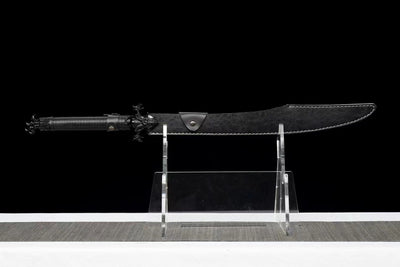Xuan Ice Battle Sword Handmade Black Sheath