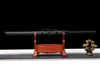 Handmade Carbon Steel Real Sword With Black Sheath