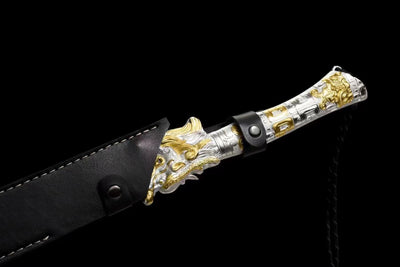 Silver Dragon War Sword