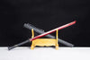 Handmade Carbon Steel Real Sword With Black Sheath