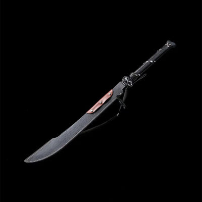 Devil God War Sword Handmade Black Sheath