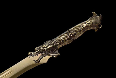 Dragon Slaying Sword Handmade Real Sword With Leather Sheath