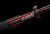 Handmade Manganese Steel Real Sword With Black Sheath