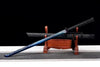 Handmade Carbon Steel Real Sword With Black Sheath