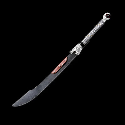 God Dragon Battle Sword Handmade Black Sheath